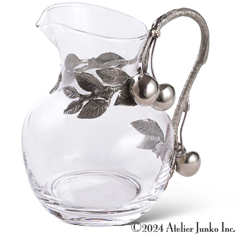 グラスピッチャー ラウンド チェリー Jug round cherry | Atelier J