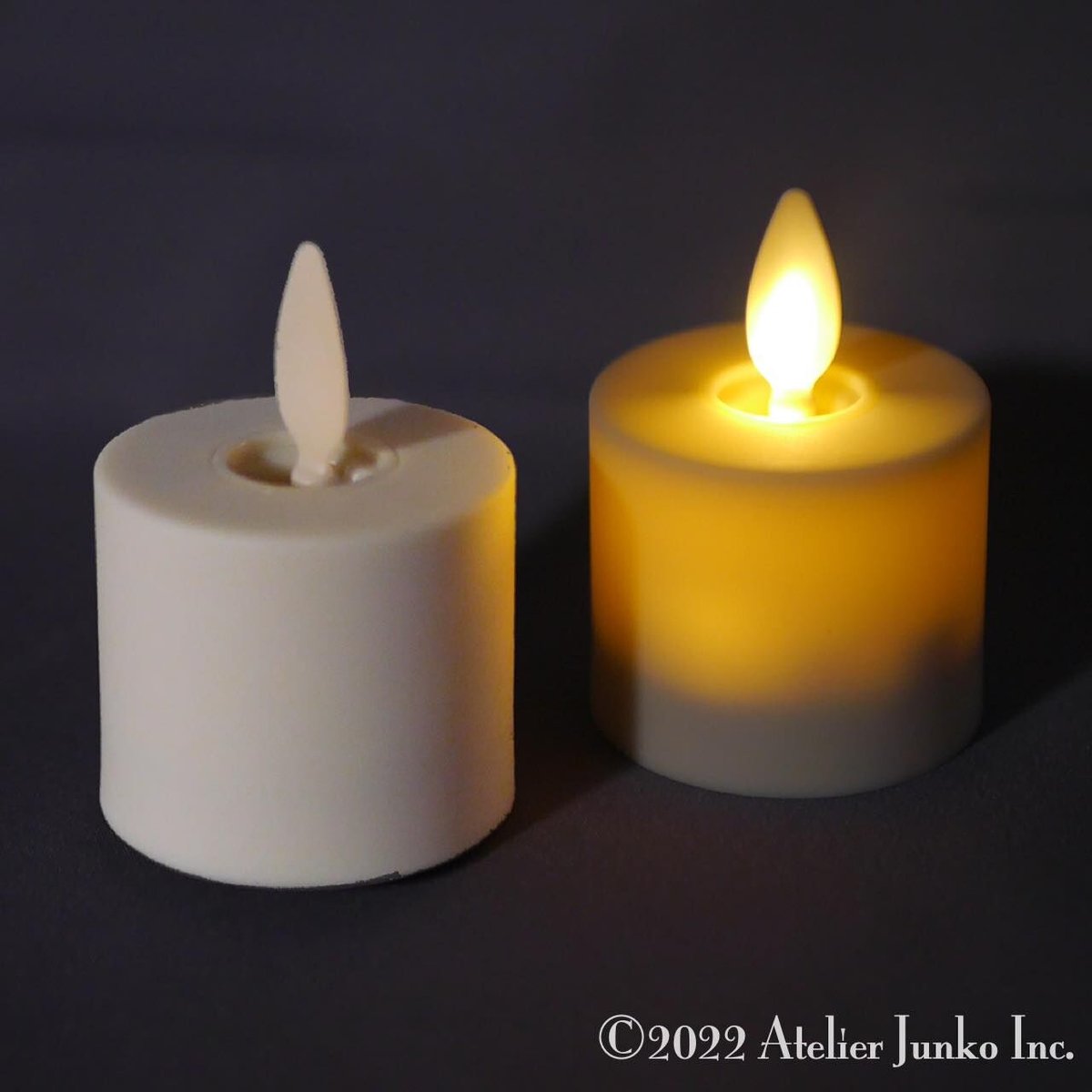 新品未使用品　LEDキャンドル　ルミナラピラー3x6 2個セット LUMINARA｜ピラー LEDキャンドル 蝋仕立て - hushykke(ハシュケ
