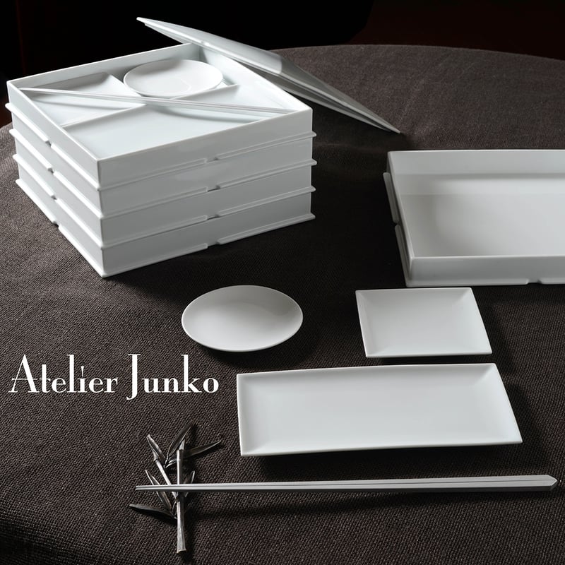 白磁 家型七段重（フタ） JZR-8003-1 | Atelier Junko EC shop