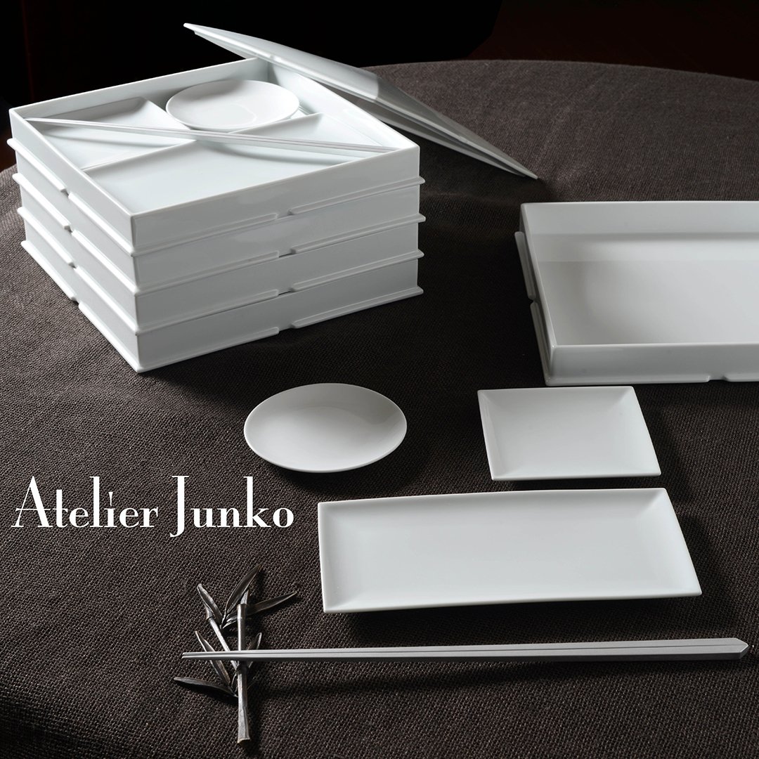 白磁 家型七段重（フタ） JZR-8003-1 | Atelier Junko EC shop