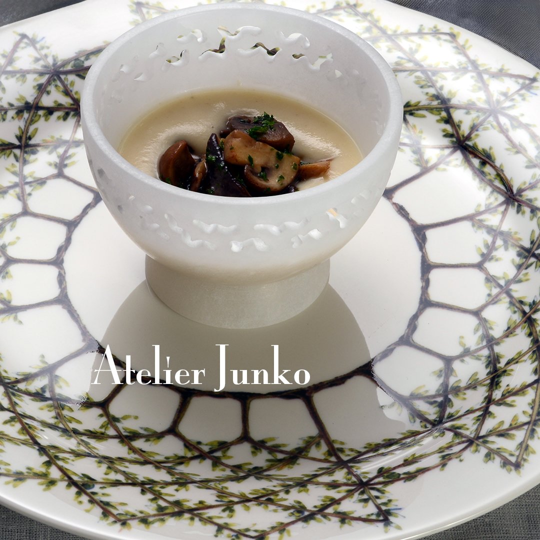 アトリエ　ジュンコ エスパリエディナープレート（4枚） エスパリエ ディナープレート Espalier Dinner Plate | Atelier