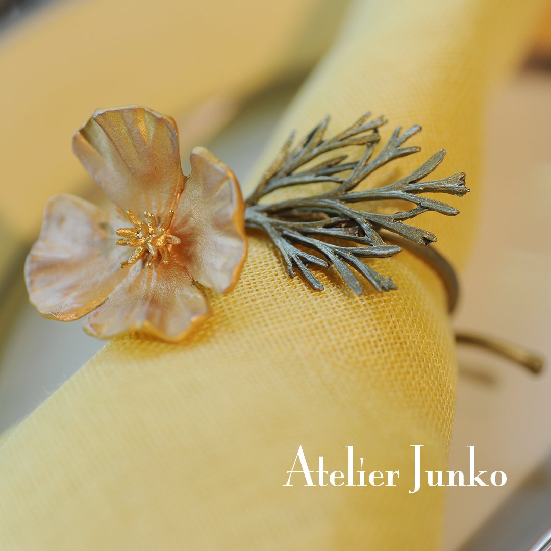 ナプキンリング フラワー Napkin Ring Flower | Atelier Junko ナプキンリング フラワー Napkin Ring Flower | Atelier Junko