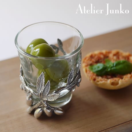 ショットグラス　オリーブ Shot glass olive