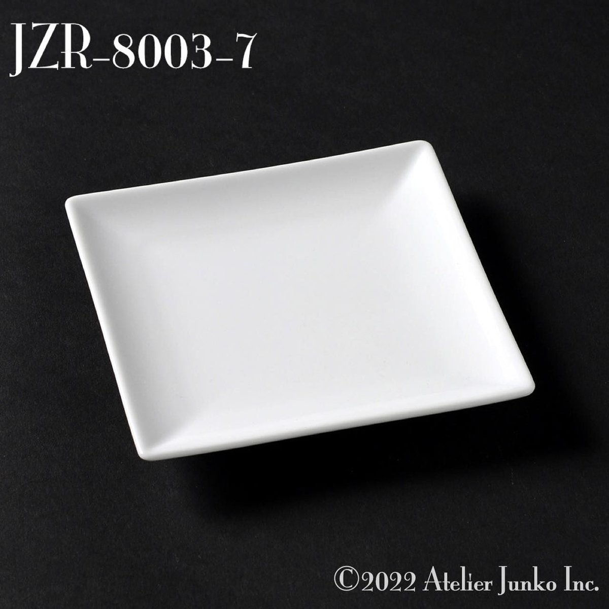 白磁 家型七段重 正角皿・丸皿 | Atelier Junko EC shop