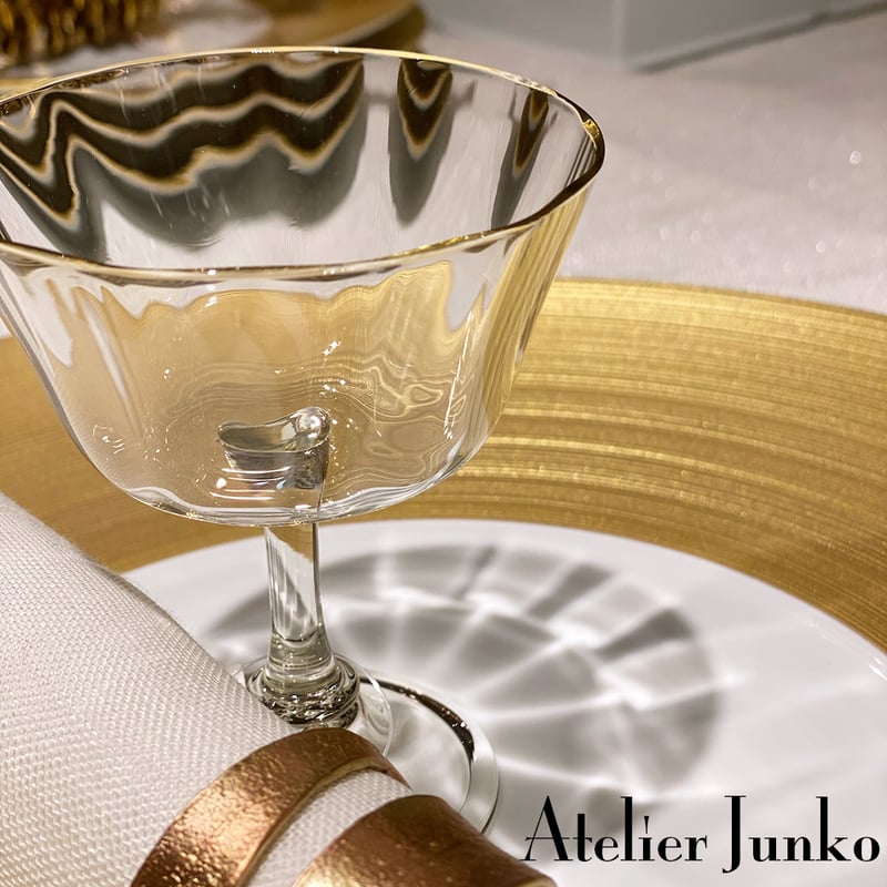 Coco atelierbrocante アンティーク 箪笥 色ガラス アペリティフ ローグラス Aperitif Low Glass | Atelier Junko