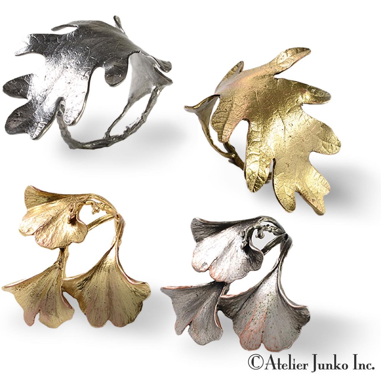 ナプキンリング リーフ Ⅱ Napkin Ring Leaf Ⅱ | Atelier Junk