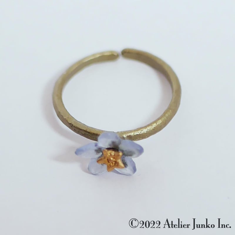 フォーゲットミーノット(忘れな草）リング シングル NN-JW8439BZ