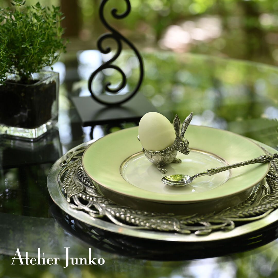 エッグスタンド ラビット Egg stand rabbit | Atelier Junko E
