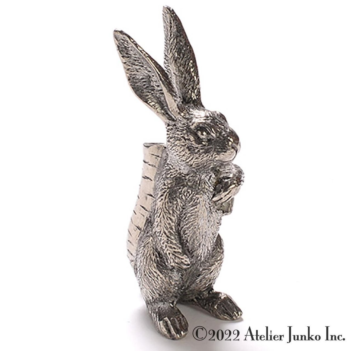 美品【アトリエ ジュンコ】ディップボウル ハンドカート ラビット うさぎデザイン トゥースピックホルダー ラビット Toothpick holder Rabbit | Atel