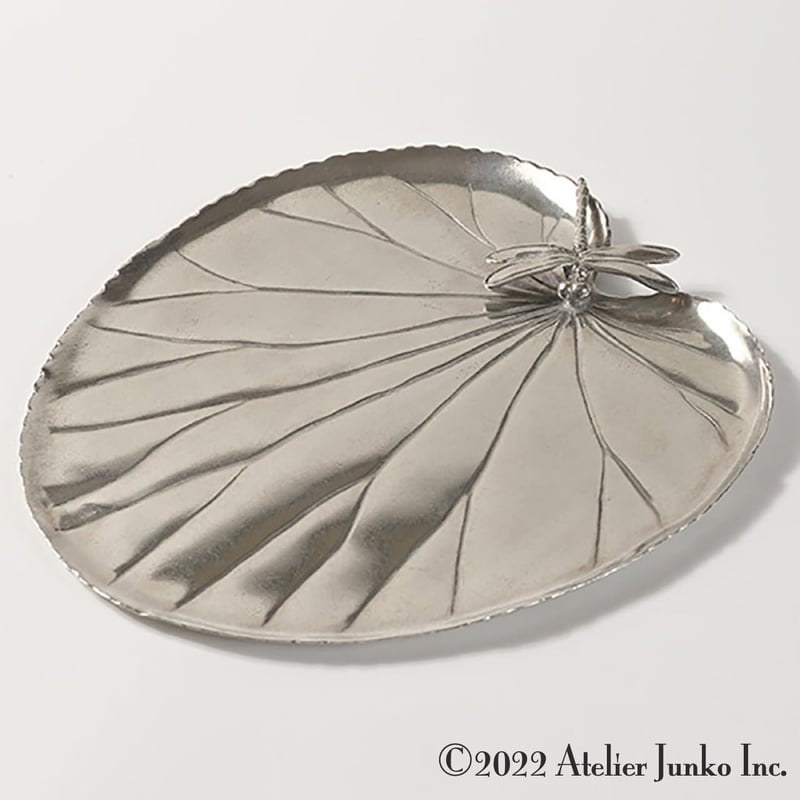 プレート ロータス＆ドラゴンフライ Dish Lotus | Atelier Junko EC