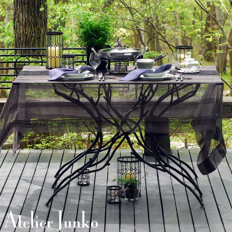 アトリエジュンコ ガラス ブランチアーム コンソールテーブル アンティーク調 コンソール ブランチアーム ガラストップ付 | Atelier Junko EC shop