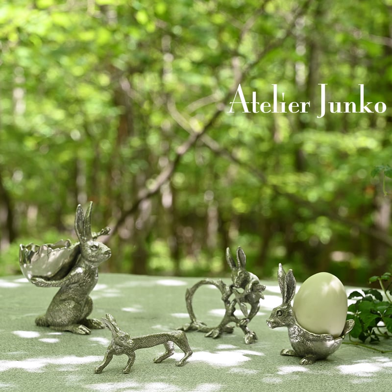 エッグスタンド ラビット Egg stand rabbit | Atelier Junko E