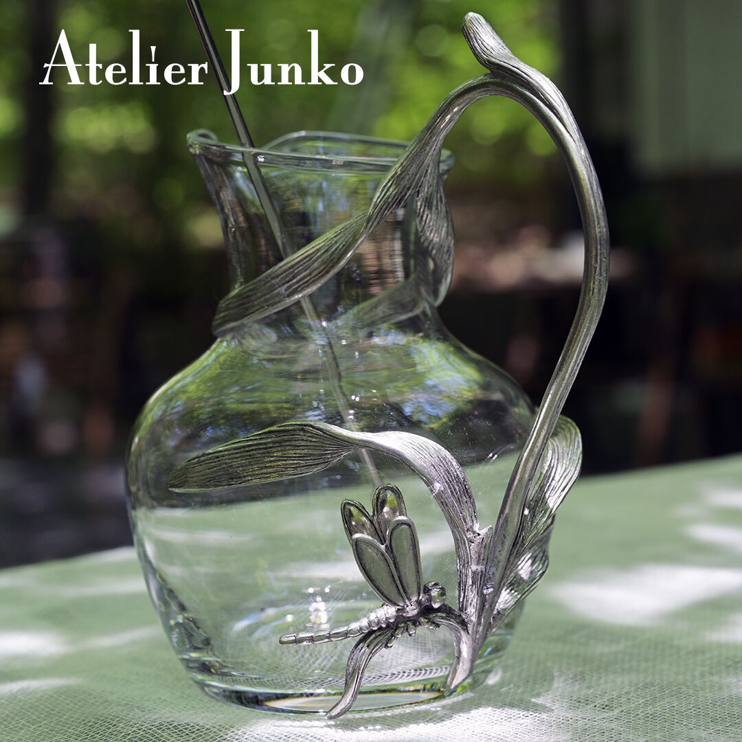 グラスピッチャー ラウンド ドラゴンフライ Jug round Dragonfly | Ate