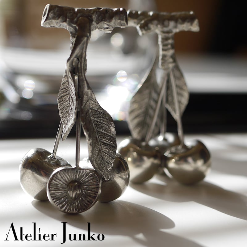 カードホルダー チェリー Card holder cherry | Atelier Junko