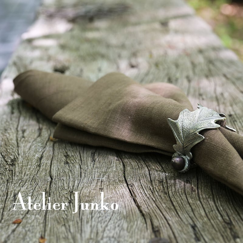 アトリエジュンコ　ナプキンリング　ブロンズエコン　ペア ナプキンリング ブロンズエコン | Atelier Junko EC shop