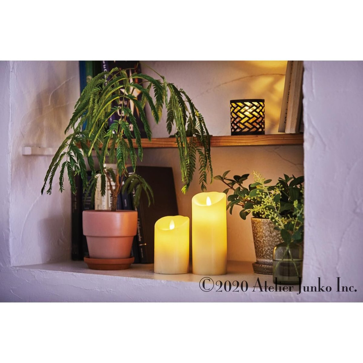 LEDファイアーレスキャンドル【電池タイプ／リモコン対応】LUMINARA