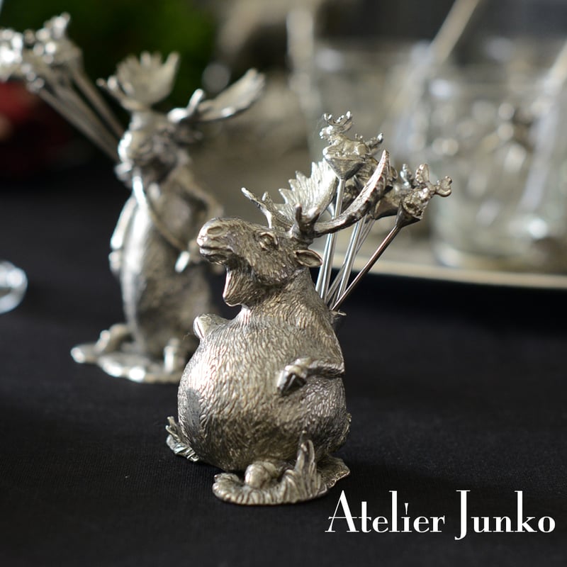 ピックセット ショート ムース Cocktail Pick Set Moose | Ateli