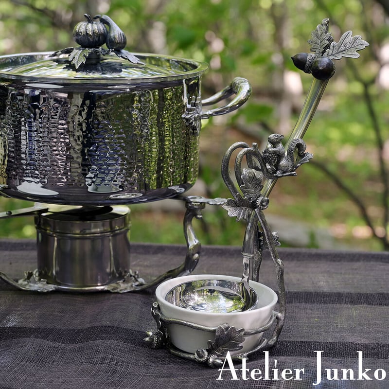 atelier subaco リスのオブジェ レードルホルダー リス Ladle Holder Squirrel | Atelier Jun