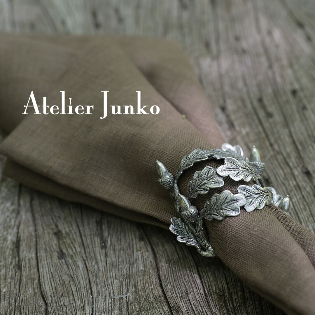 アトリエジュンコ　ナプキンリング　ブロンズエコン　ペア ナプキンリング ブロンズエコン | Atelier Junko EC shop