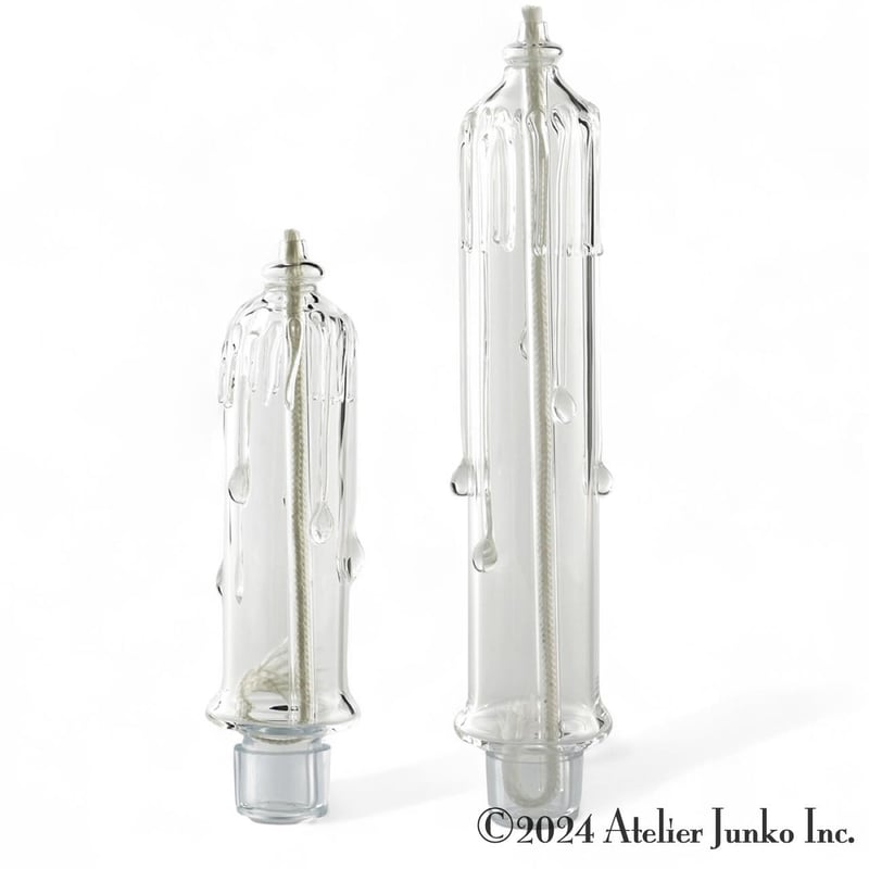 グラスオイルランプ キャンドルシルエット Glass oil lamp taper グラスオイルランプ キャンドルシルエット Glass oil lamp taper