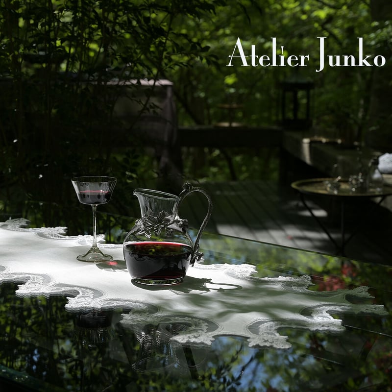 レースエッジ ランナー・テーブルクロス Lace edge runner tablecloth