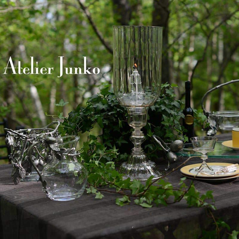 Atelier Junko レモンモチーフ 錫製ガラス製 アイスペールトング付き トング レモン Tongs Lemon | Atelier Junko EC shop