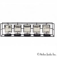 キャンドルスタンド　５ホルダー　スクエアミラー Candle Stand Square Mirror