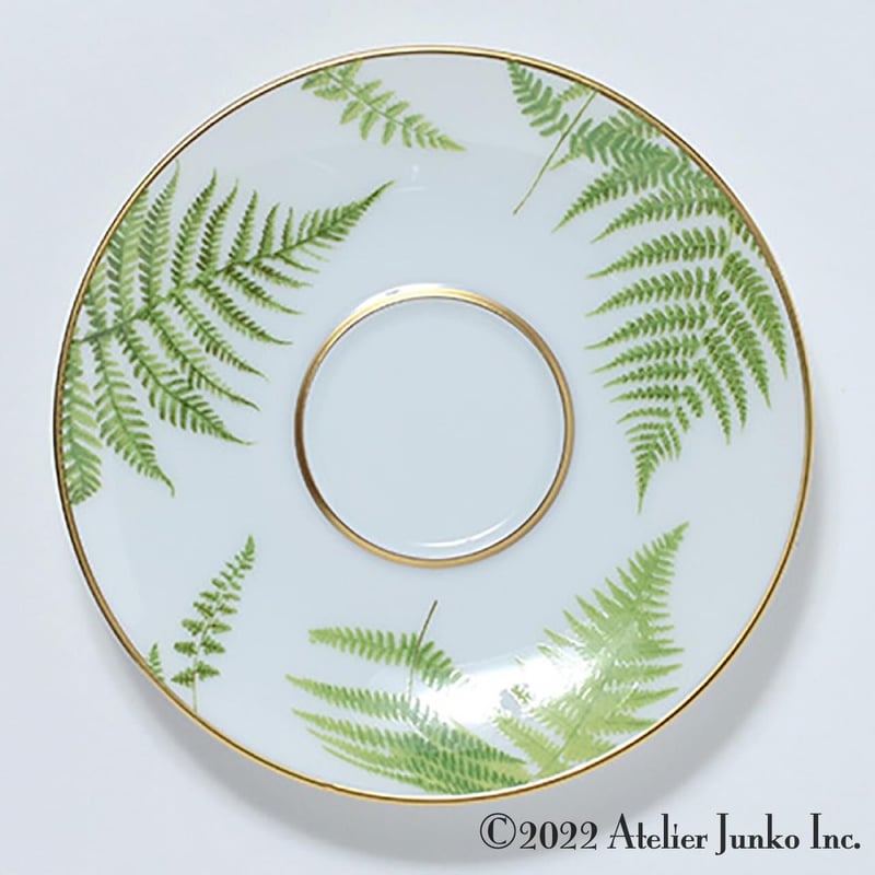 ファーン シダ カップ&ソーサー Fern cup & saucer | Atelier J ファーン シダ カップ&ソーサー Fern cup & saucer | Atelier J