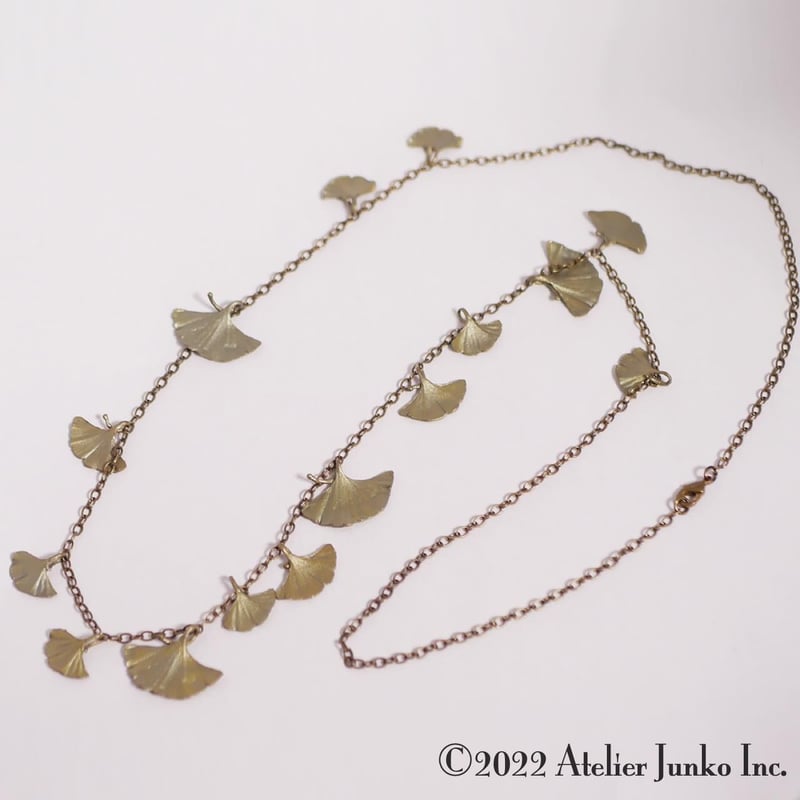 イチョウ ネックレス ロング NN-JW8319BZ | Atelier Junko EC