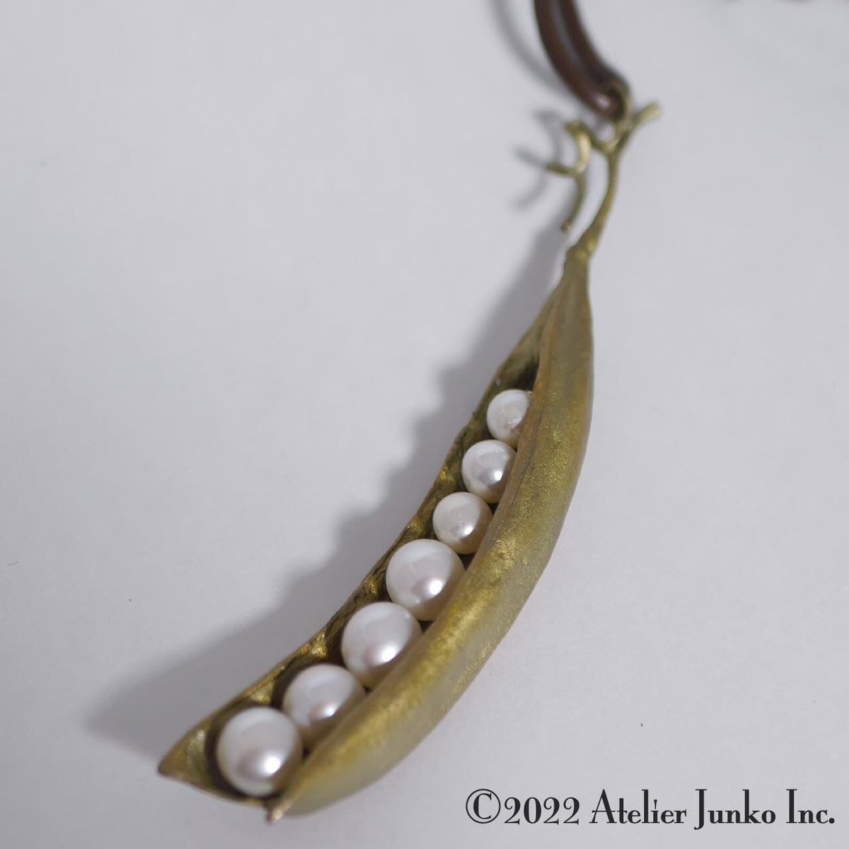 アクセサリー Jun ビーン ペンダント L レザーコード NN-JW7712BZWP | Atelier Jun