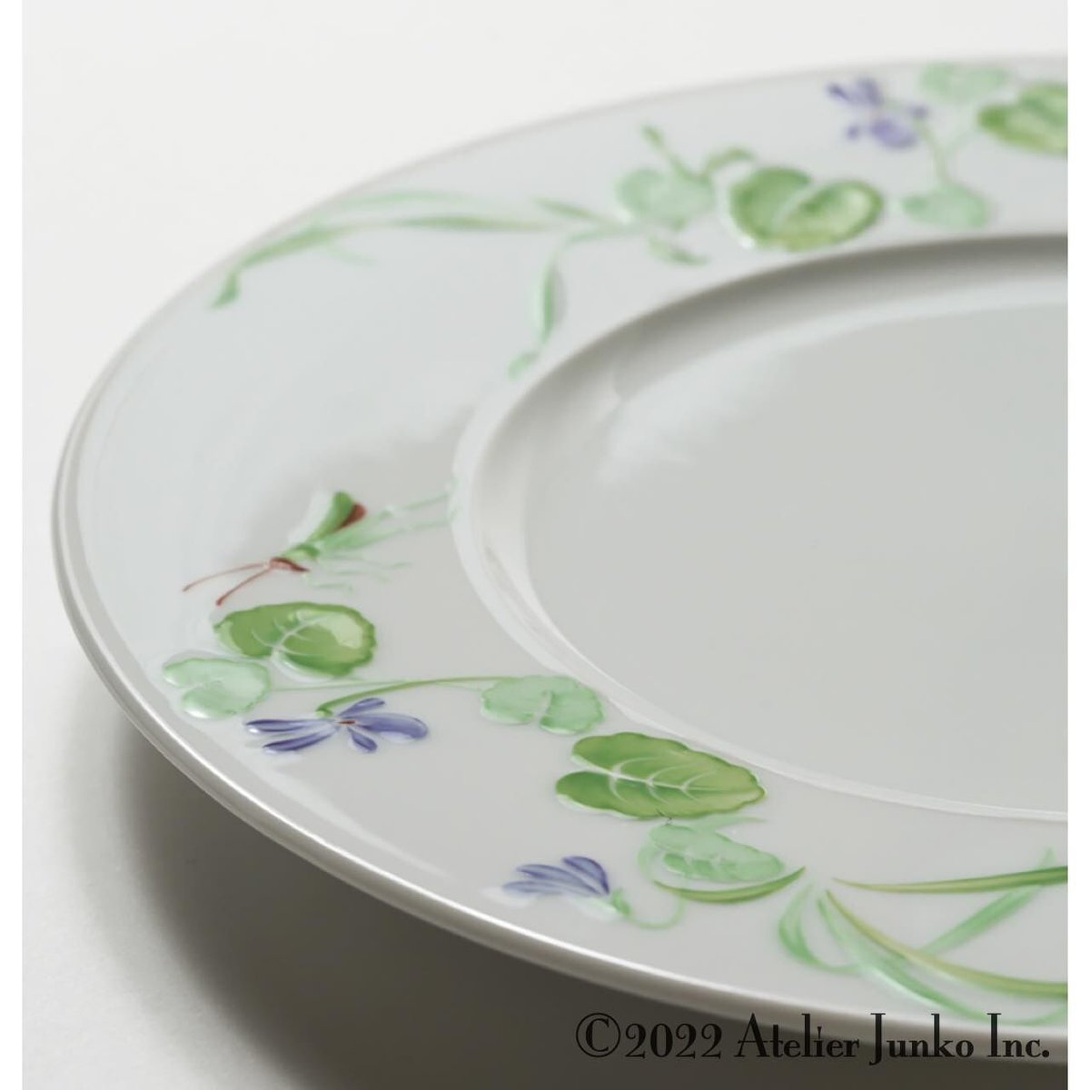 KPM Berlin Feldblume 白磁レリーフ プレート 23cm 金彩 fit=scale-down,w=1200