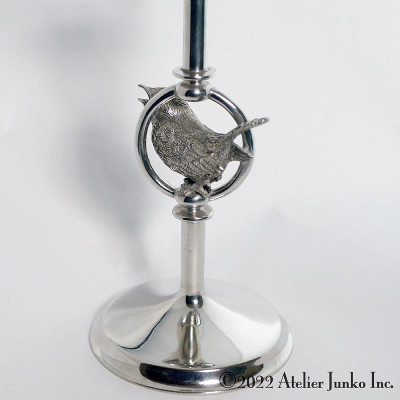 ティーキャンドルスタンド グラスシェード バード Candle Stand ティーキャンドルスタンド グラスシェード バード Candle Stand