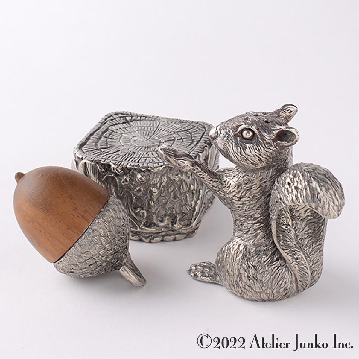 アトリエジュンコ　ソルト＆ペッパーラビットカップル ソルト＆ペッパー ラビットカップル Salt & Pepper Rabbit