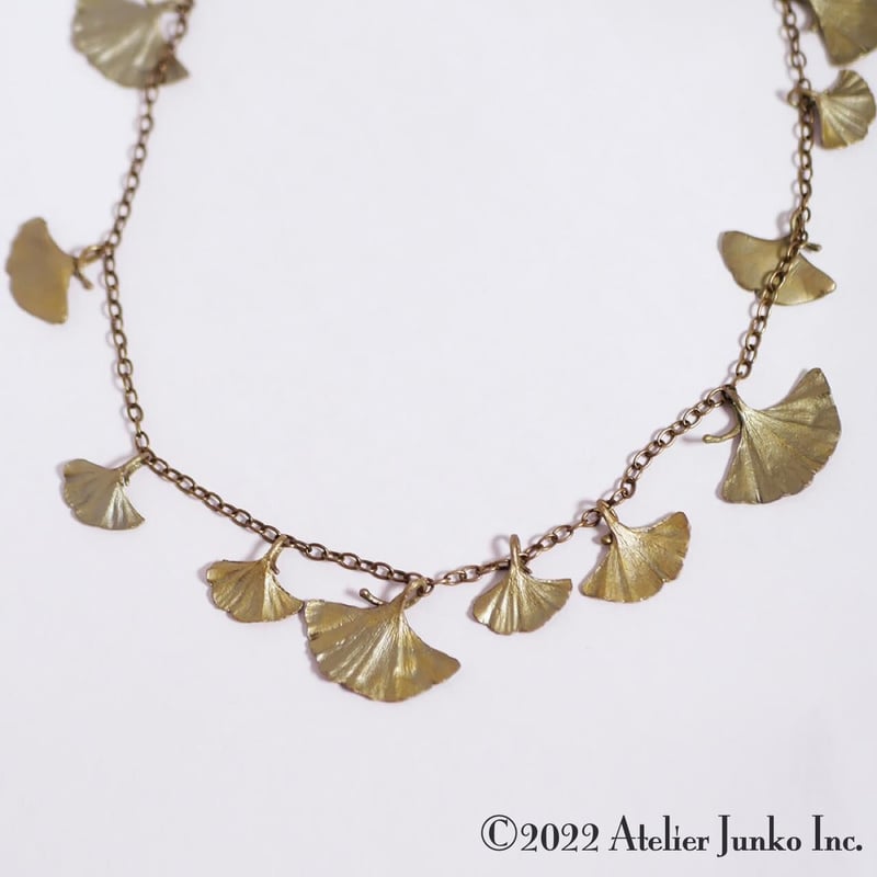 イチョウ ネックレス ロング NN-JW8319BZ | Atelier Junko EC