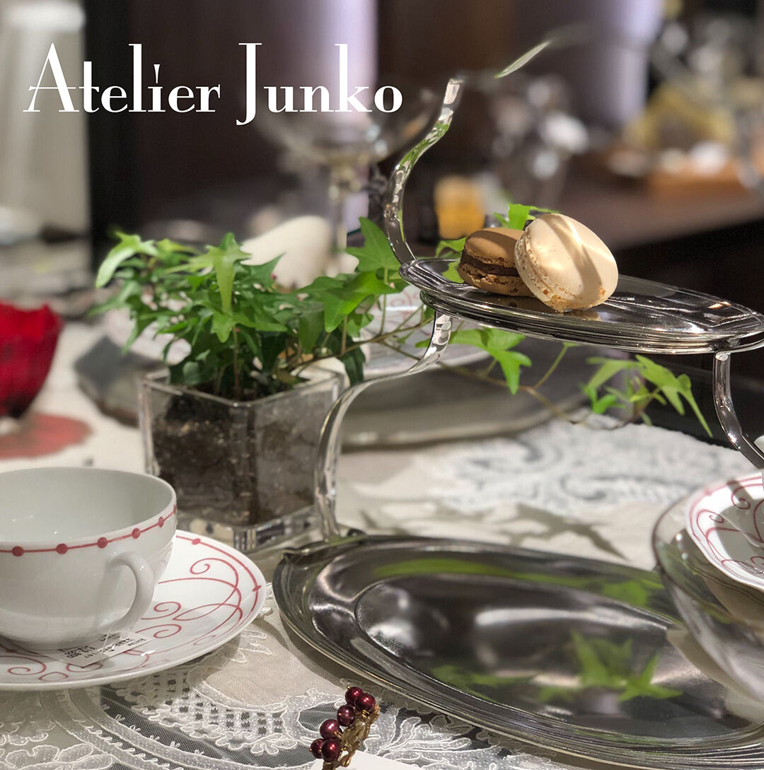 2段ケーキスタンド オーバル 2-tier cake stand oval | Atelier