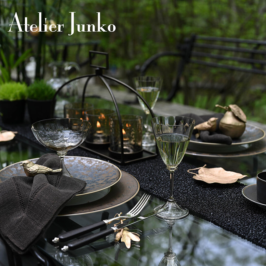 アトリエジュンコ　ナイフレスト　ティーリーフシルバーペア ティーストレーナー オークリーフ Tea Strainer Oak Leaf