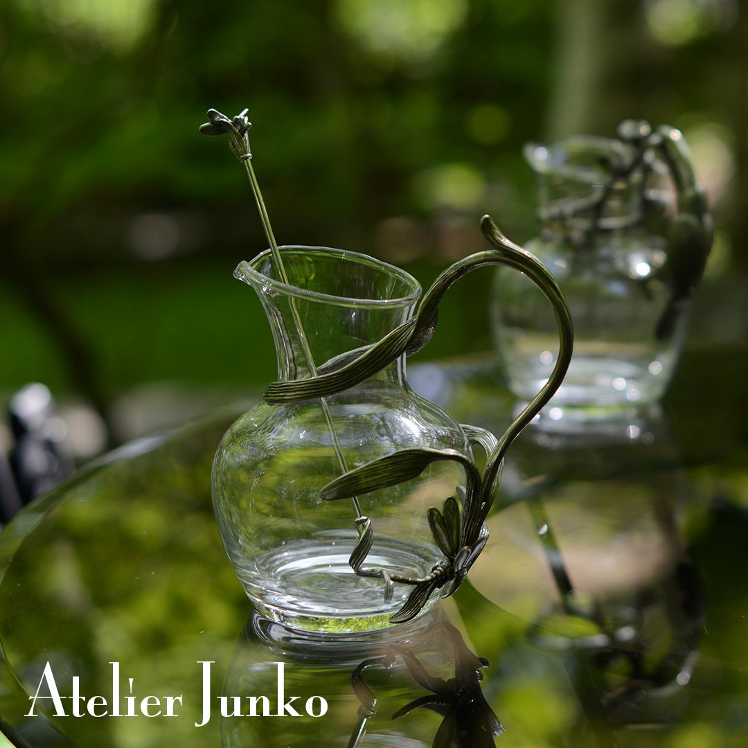 グラスピッチャー ラウンド ドラゴンフライ Jug round Dragonfly | Ate