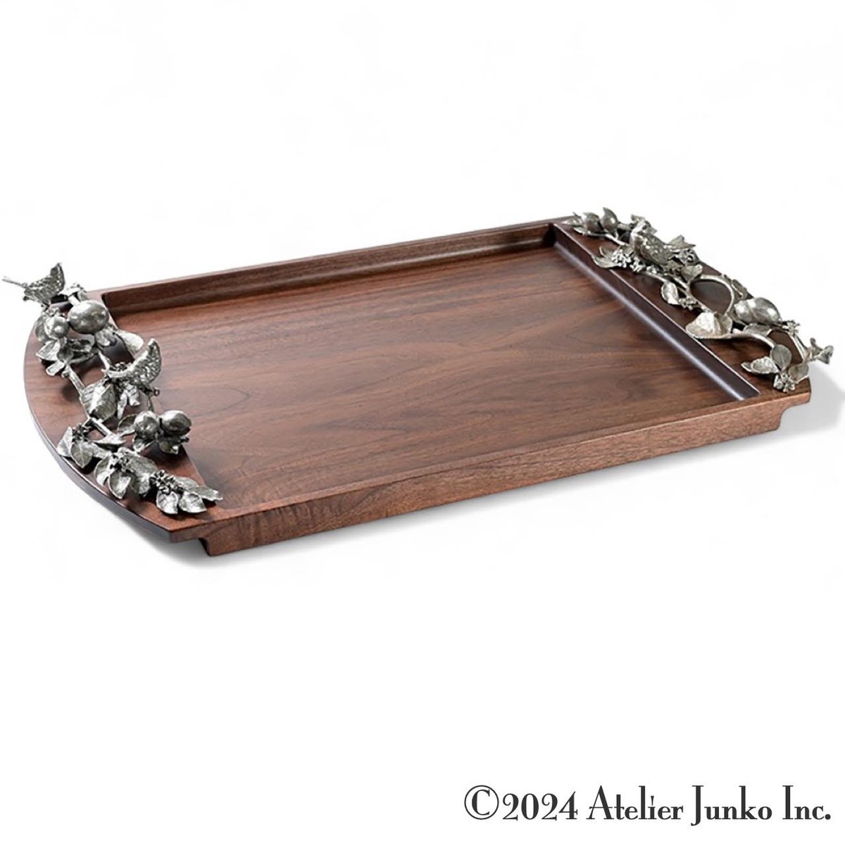 トレー ウッド レモンリーフ＆バード Tray Wood Lemon Leaf & Bird