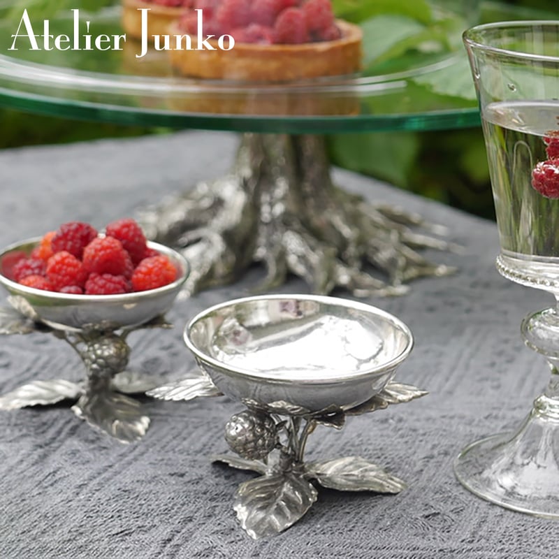 廃盤デザイン？【アトリエジュンコ】松ぼっくりデザイン ボウル パインコーン スタンドボウル ラズベリー Bowl Raspberry | Atelier Junko EC
