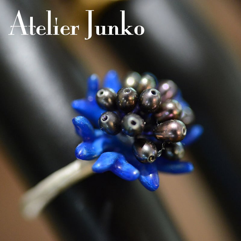 セントレアキアヌス（矢車菊） リング NN-JW8415BZPK | Atelier