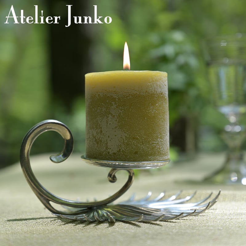 アトリエジュンコ オイル キャンドル ホルダー スタンド オリーブ アトリエジュンコ オイル キャンドル ホルダー スタンド オリーブ