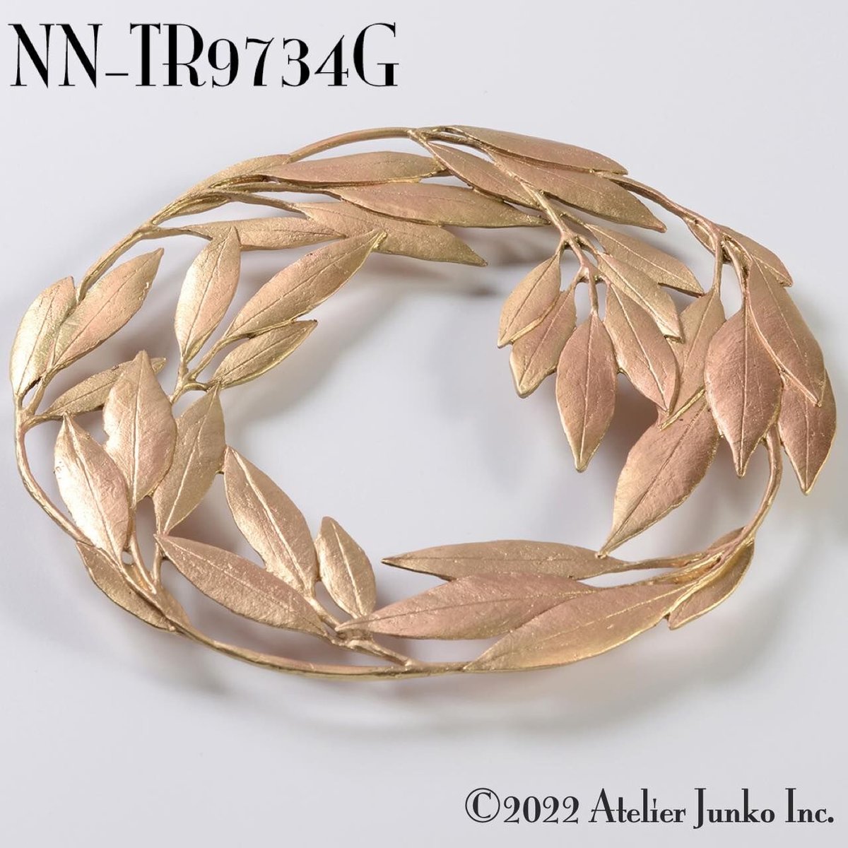 アトリエジュンコ　鍋敷　ポットスタンド　リース　シルバー系　美品　ピューター アトリエジュンコ 鍋敷 ポットスタンド リース シルバー系 美品