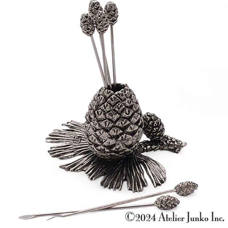 ピックセット パインコーン Cocktail pick set Pinecone | Atel