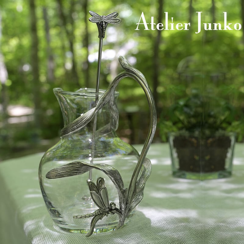 グラスピッチャー ラウンド ドラゴンフライ Jug round Dragonfly | Ate