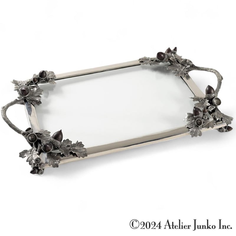 トレー ガラス スクエア ブロンスエコン Tray Square Bronze Acorn |