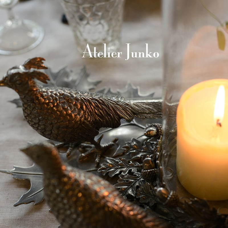 キャンドルセンターピース キジ Candle centerpiece pheasant | A