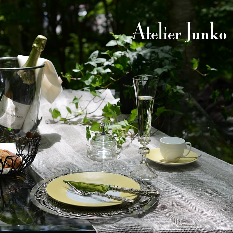 ヒストリカルグラス シャンパンフルート スモークカラー Historical