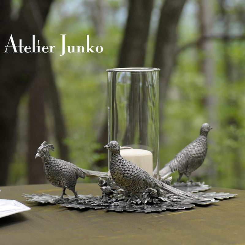 キャンドルセンターピース キジ Candle centerpiece pheasant | A キャンドルセンターピース キジ Candle centerpiece pheasant | A