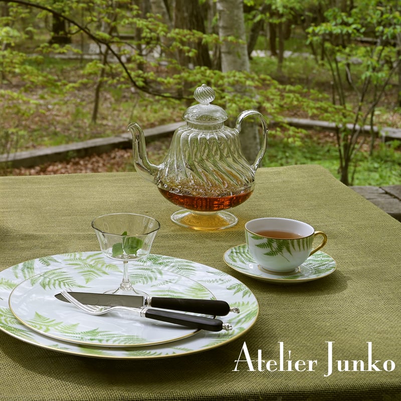 ファーン シダ カップ&ソーサー Fern cup & saucer | Atelier J ファーン シダ カップ&ソーサー Fern cup & saucer | Atelier J