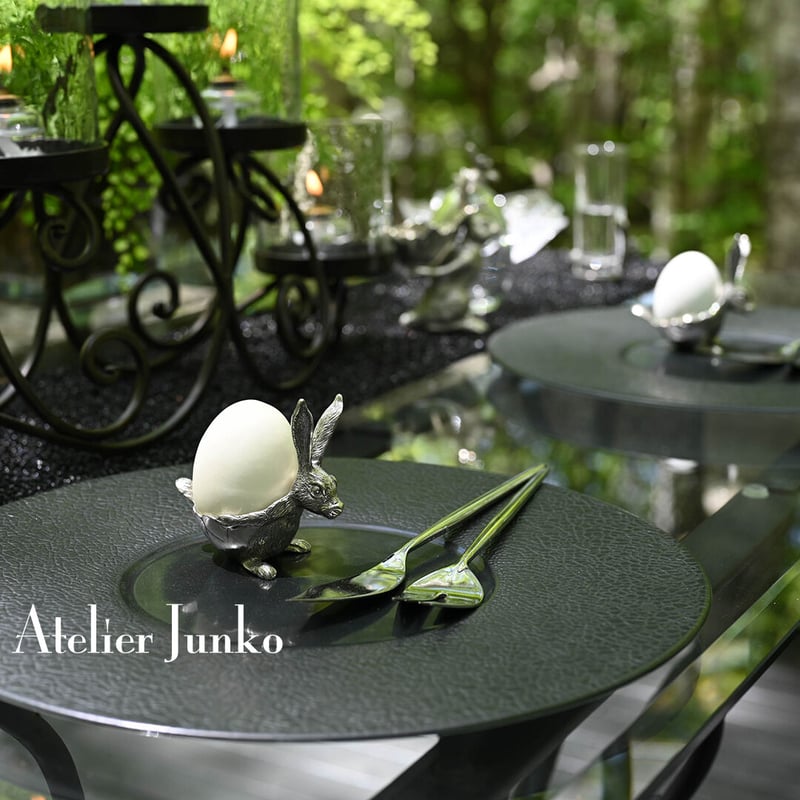 エッグスタンド ラビット Egg stand rabbit | Atelier Junko E